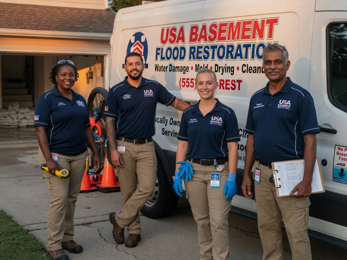 Basement Flood Cleanup company in Evansville, WI